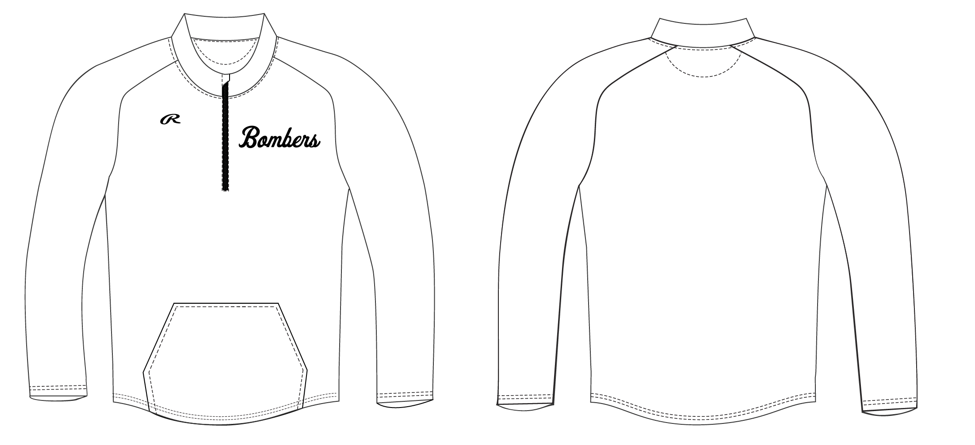 Long Sleeve Cage Jacket - Bombers Script Logo