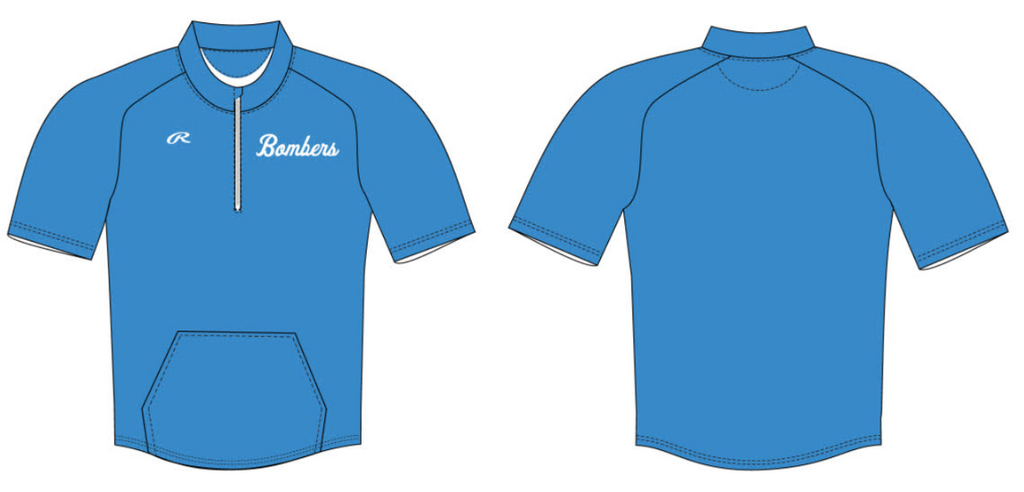 Short Sleeve Cage Jacket - Bombers Script Logo