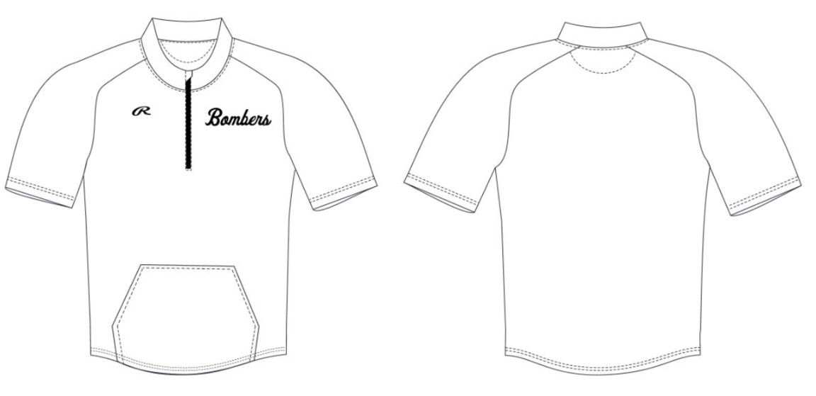 Short Sleeve Cage Jacket - Bombers Script Logo