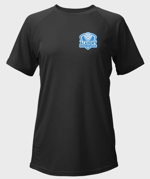 Womens Short Sleeve Performance Shirt - Academy Logo
