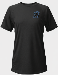 Womens Short Sleeve Performance Shirt - B Logo
