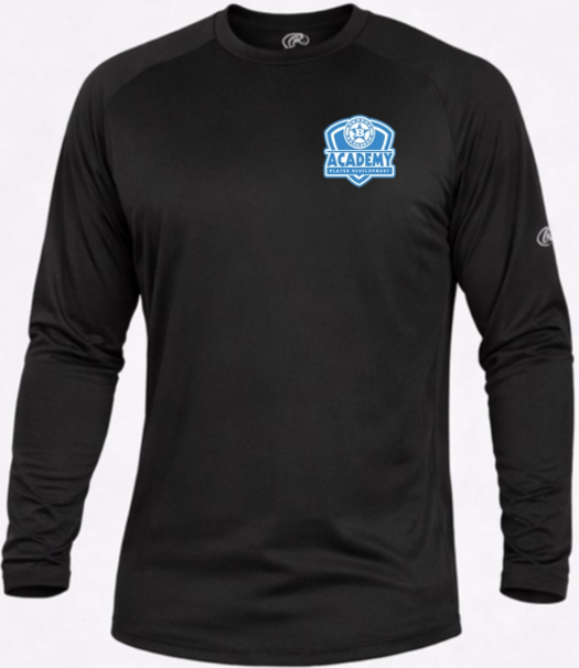 Womens Long Sleeve Performance Shirt - Academy Logo