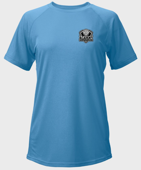Womens Short Sleeve Performance Shirt - Academy Logo