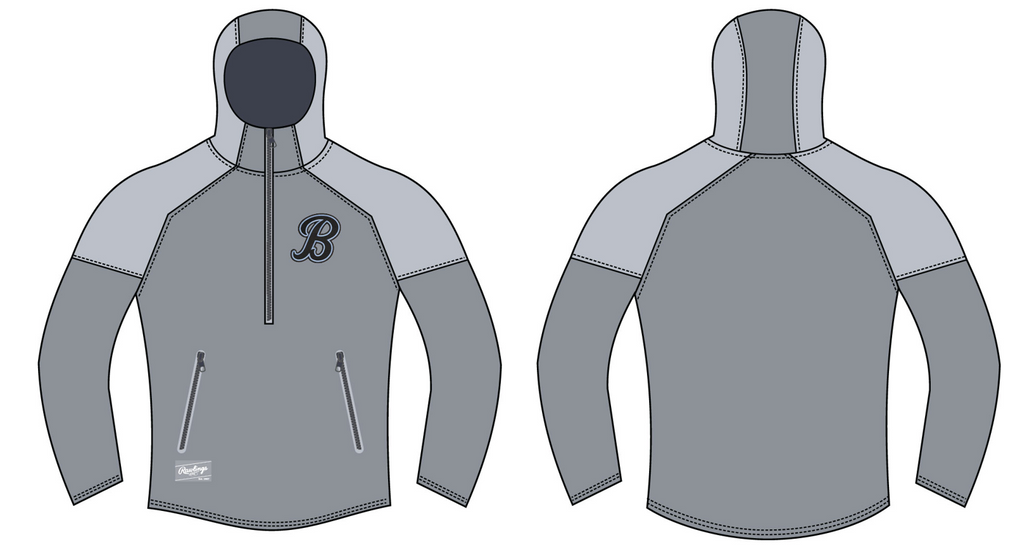 Long Sleeve Hooded Jacket - B Logo