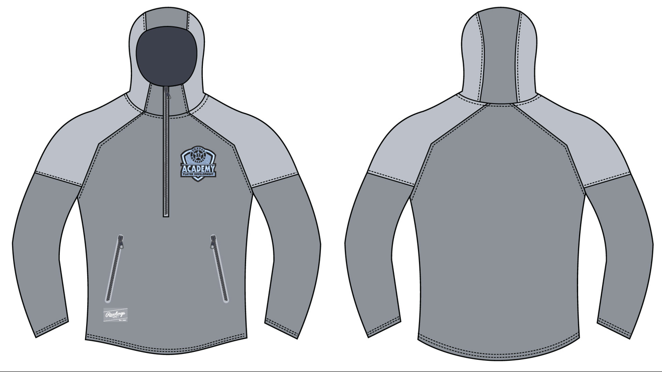 Long Sleeve Hooded Jacket - Bombers Academy Logo