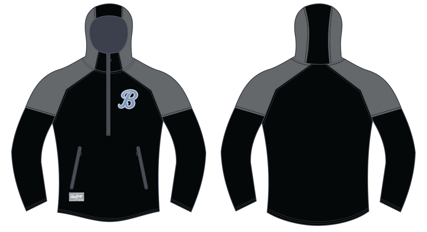 Long Sleeve Hooded Jacket - B Logo