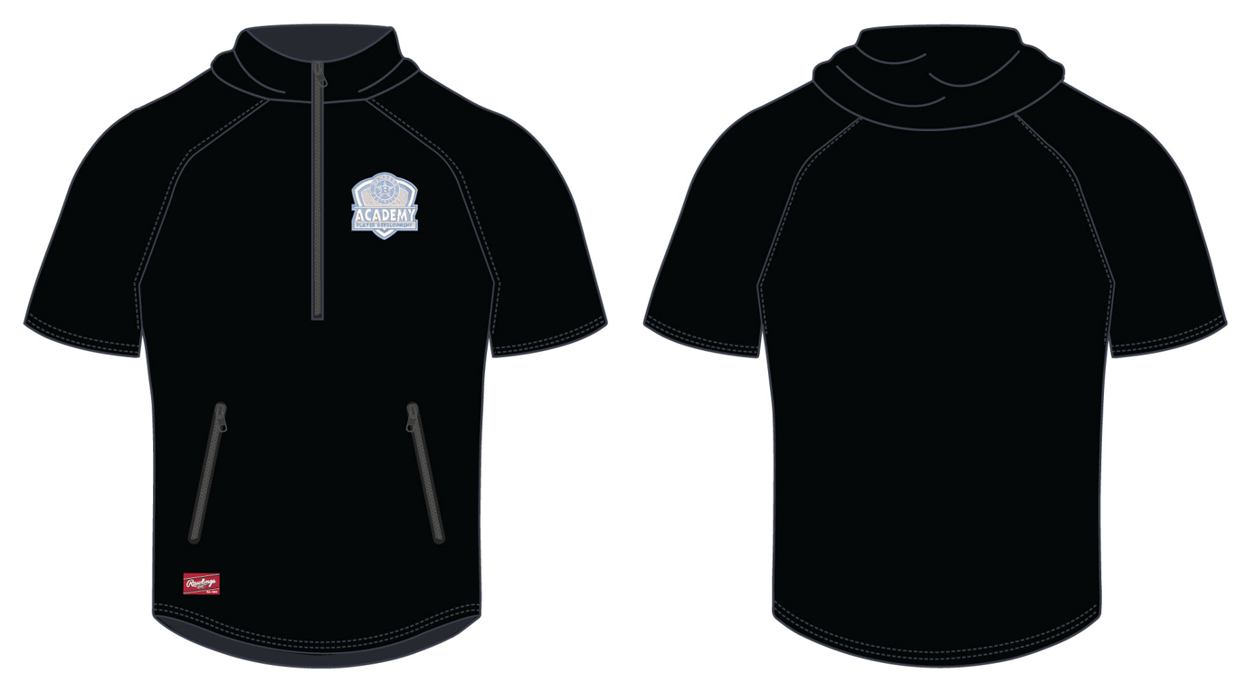 Short Sleeve Hooded Jacket - Bombers Academy Logo