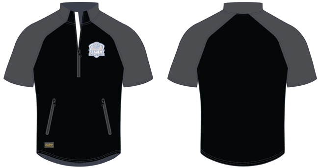 Short Sleeve Cage Jacket - Bombers Academy Logo