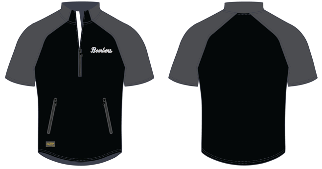 Short Sleeve Cage Jacket - Bombers Script Logo
