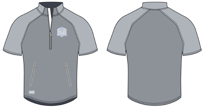 Short Sleeve Cage Jacket - Bombers Academy Logo