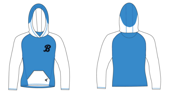 Women's Fleece Hoody - B Logo