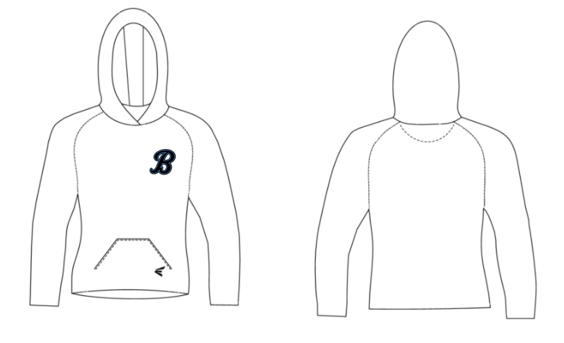 Women's Fleece Hoody - B Logo